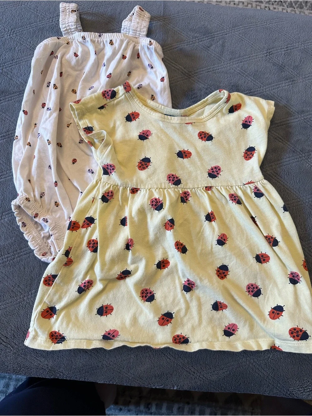 🐞 Old Navy Ladybug Dress & Bubble Romper Set | 12-18M & 18-24M
